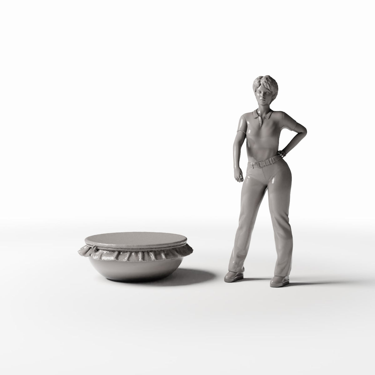 MyPortal Studios set 25, model 1353: vedle lidské figurky v měřítku 1:35