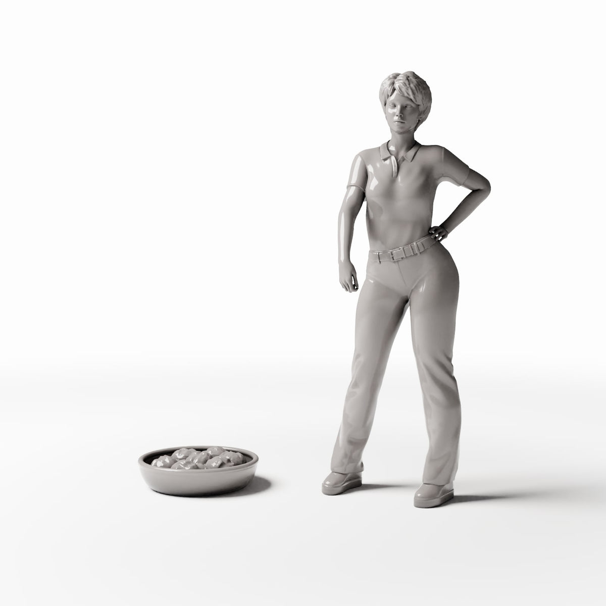 MyPortal Studios set 31, model 104: vedle lidské figurky v měřítku 1:35