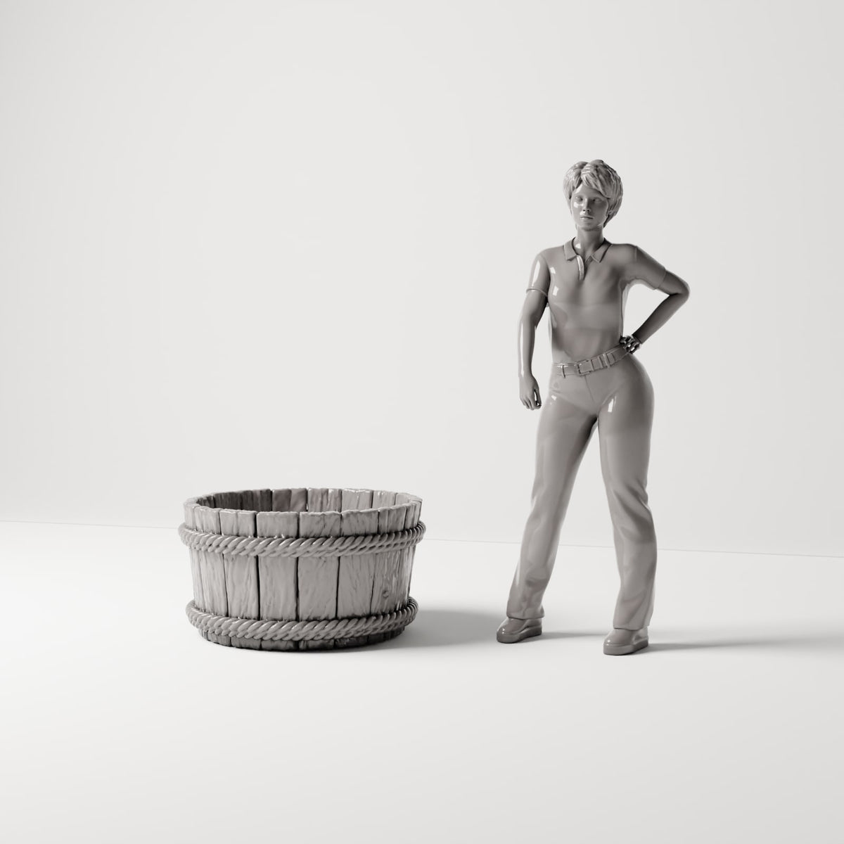 MyPortal Studios set 36, model 230: vedle lidské figurky v měřítku 1:35