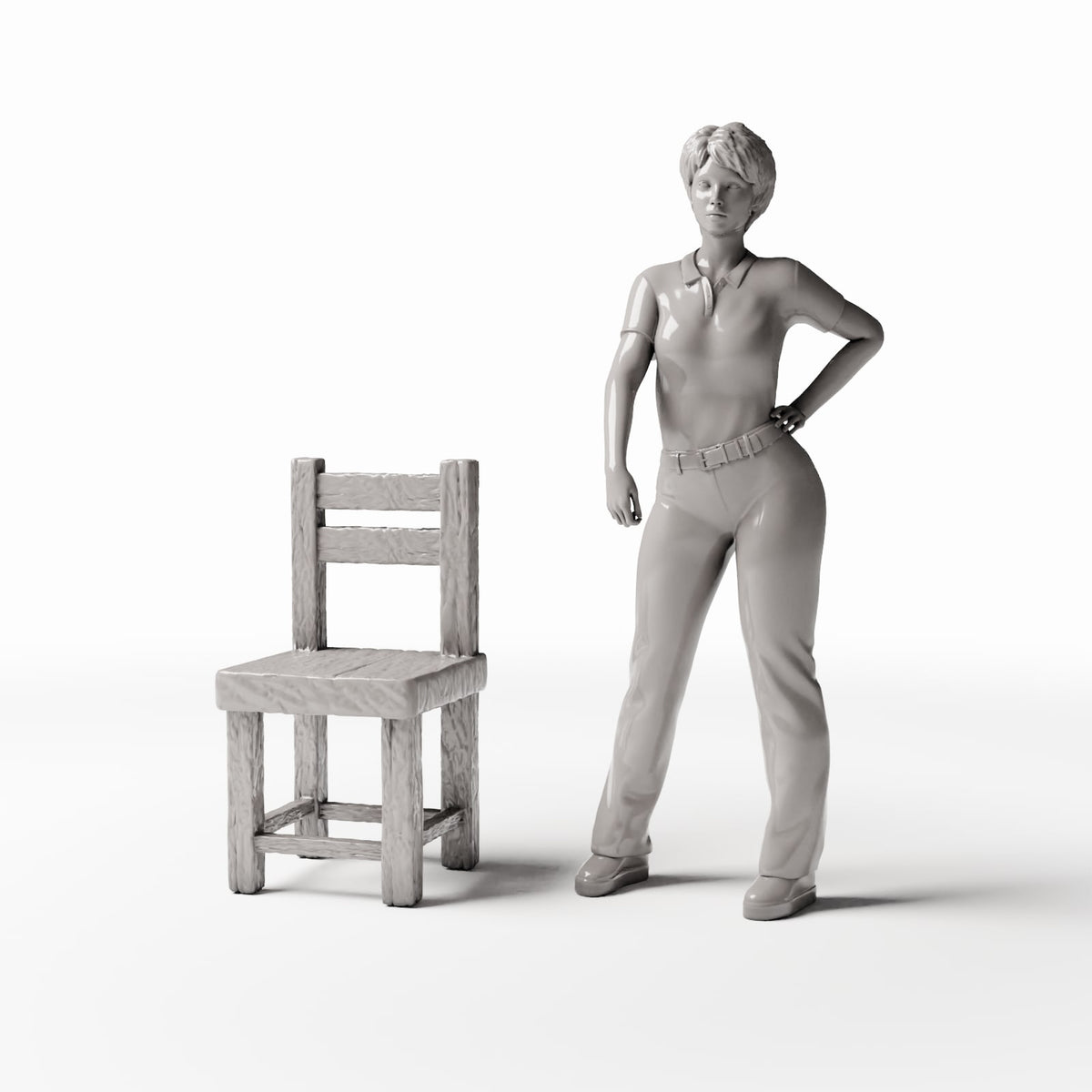 MyPortal Studios set 43, model 1492: vedle lidské figurky v měřítku 1:35