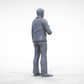 Produktfoto Diorama und Modellbau Miniatur Figur: Reporter Team - Reporter mit Mikro