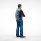 Produktfoto Diorama und Modellbau Miniatur Figur: Reporter Team - Reporter mit Mikro