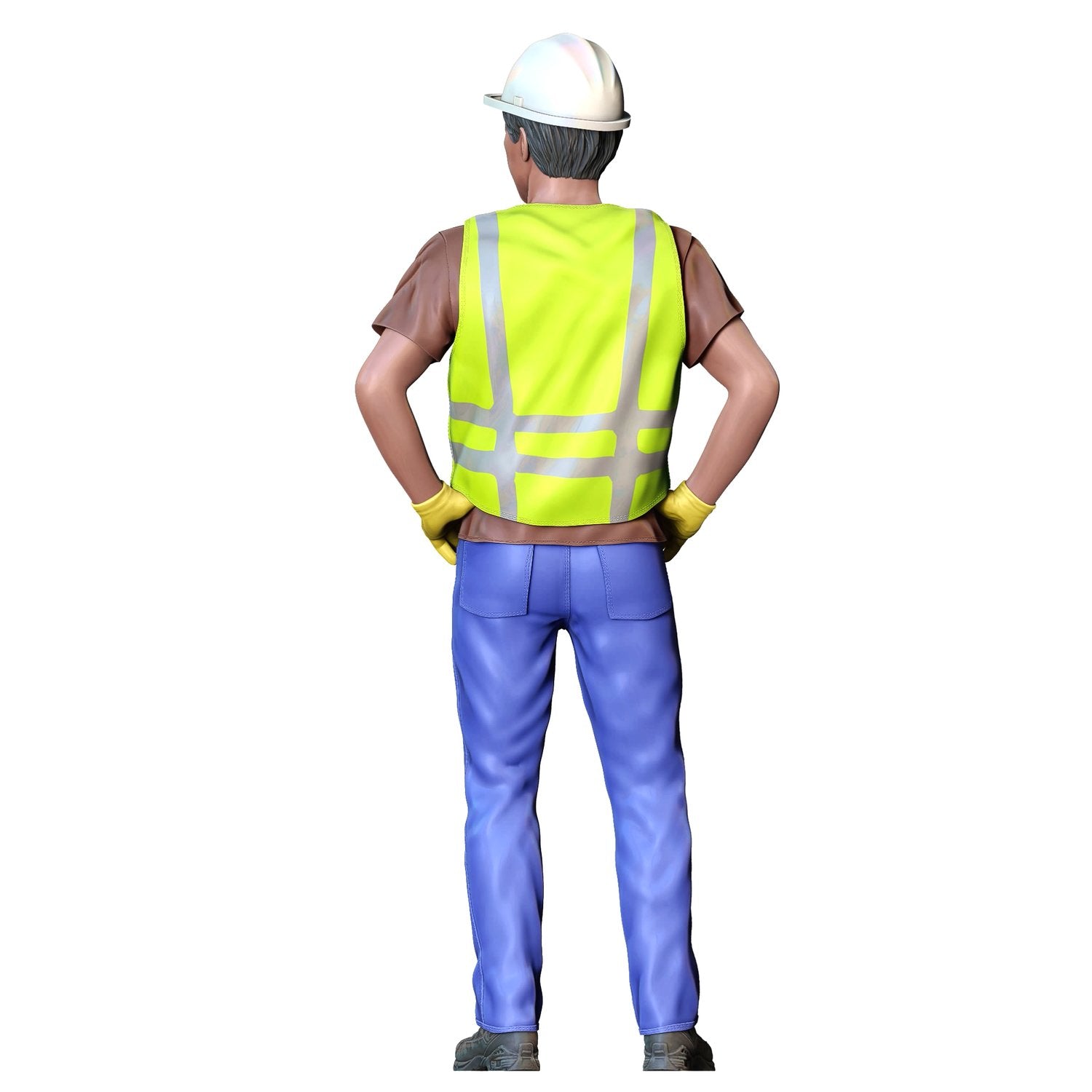 Produktfoto  0: Straßenarbeiter mit Helm
