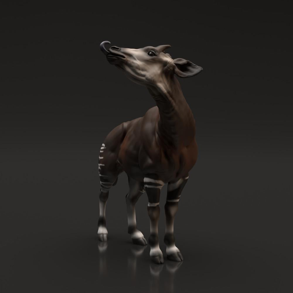 Produktfoto Tierfigur Animal Den Miniatures 1: Wildtier Tierfigur: Okapi (22_06_01)