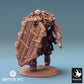 Produktový obrázek Tabletop 28mm Lord of the Print (LotP) 0: Tabletop miniatura: Ork štítník s sekerou, útočník v nárazu, štítoborec, Orc Soldier Axe Run (24_04_H2)