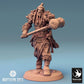 Produktový obrázek Tabletop 28mm Lord of the Print (LotP) 0: Fantasy figurka: Orkský válečník / Orc Warrior, Berserker a kmenový bojovník s válečnou kladivem (24_04_I3)