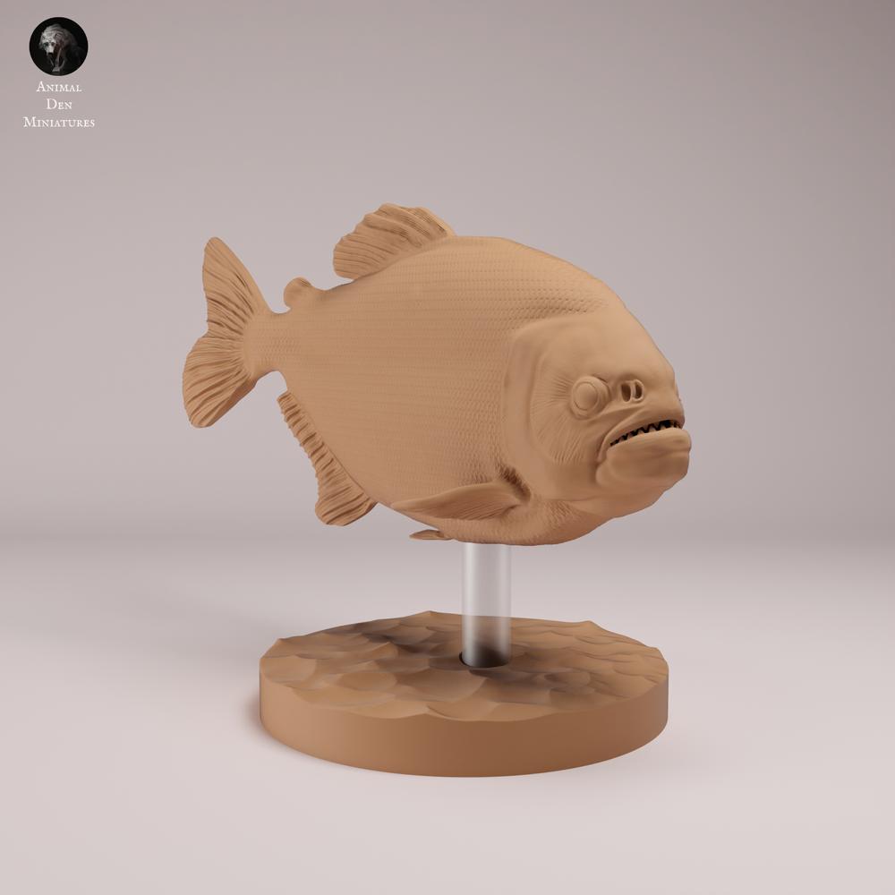 Produktfoto Tierfigur Animal Den Miniatures 2: Fisch Tierfigur: Roter Piranha mit rotem Bauch (26_08_01)