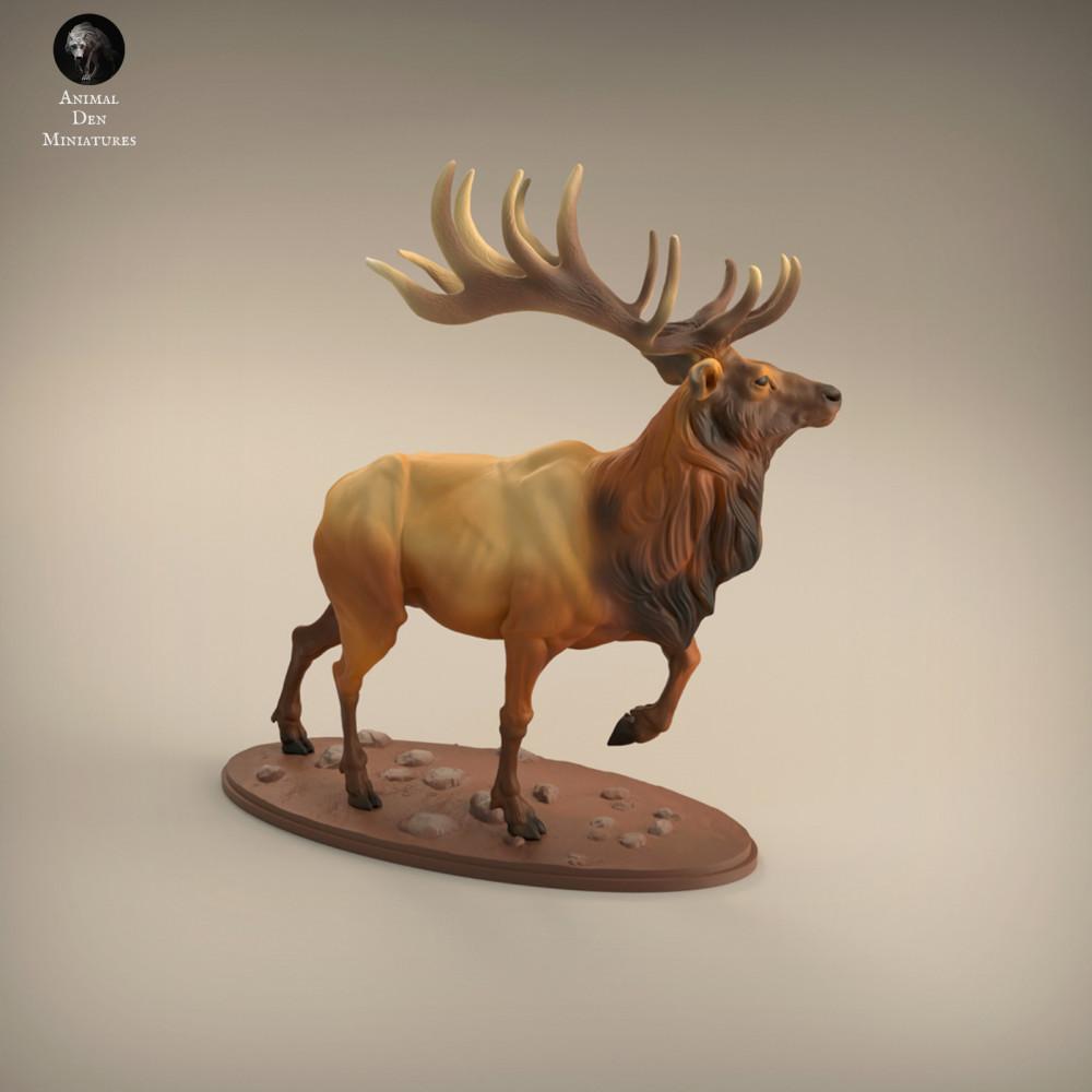 Produktfoto Tierfigur Animal Den Miniatures 1: Wildtier Tierfigur: Wapiti-Hirsch (22_02_02)