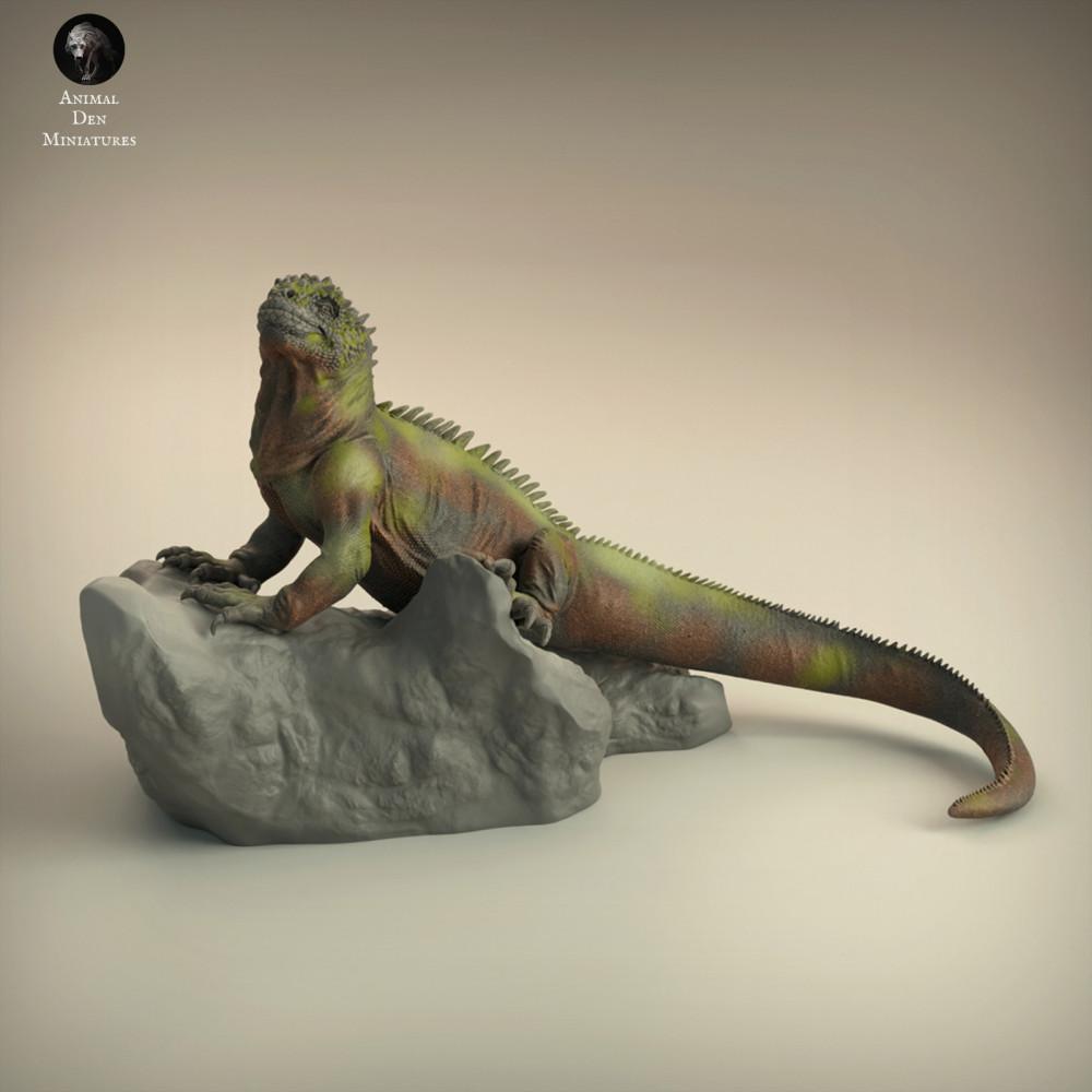 Produktfoto Tierfigur Animal Den Miniatures 0: Meeres Tierfigur: Meerechse (22_03_03)