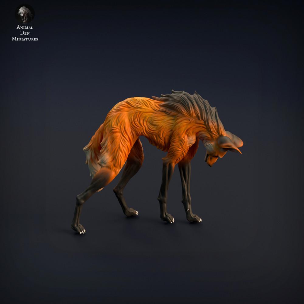 Produktfoto Tierfigur Animal Den Miniatures 0: Wildtier Tierfigur: Mähnenwolf (22_01_01)