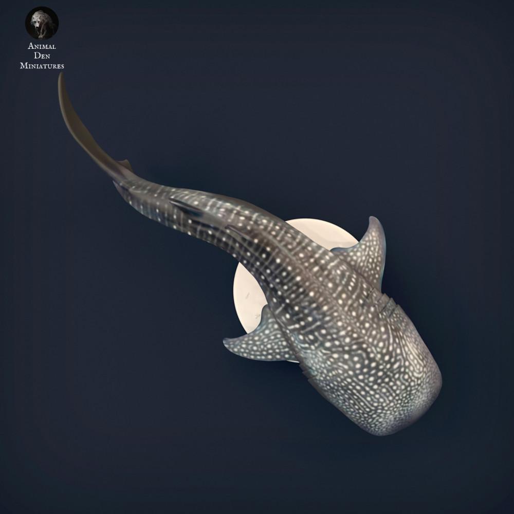 Produktová fotografie zvířecí figurky Animal Den Miniatures 2: Mořská zvířecí figurka: žralok obrovský (22_02_01)