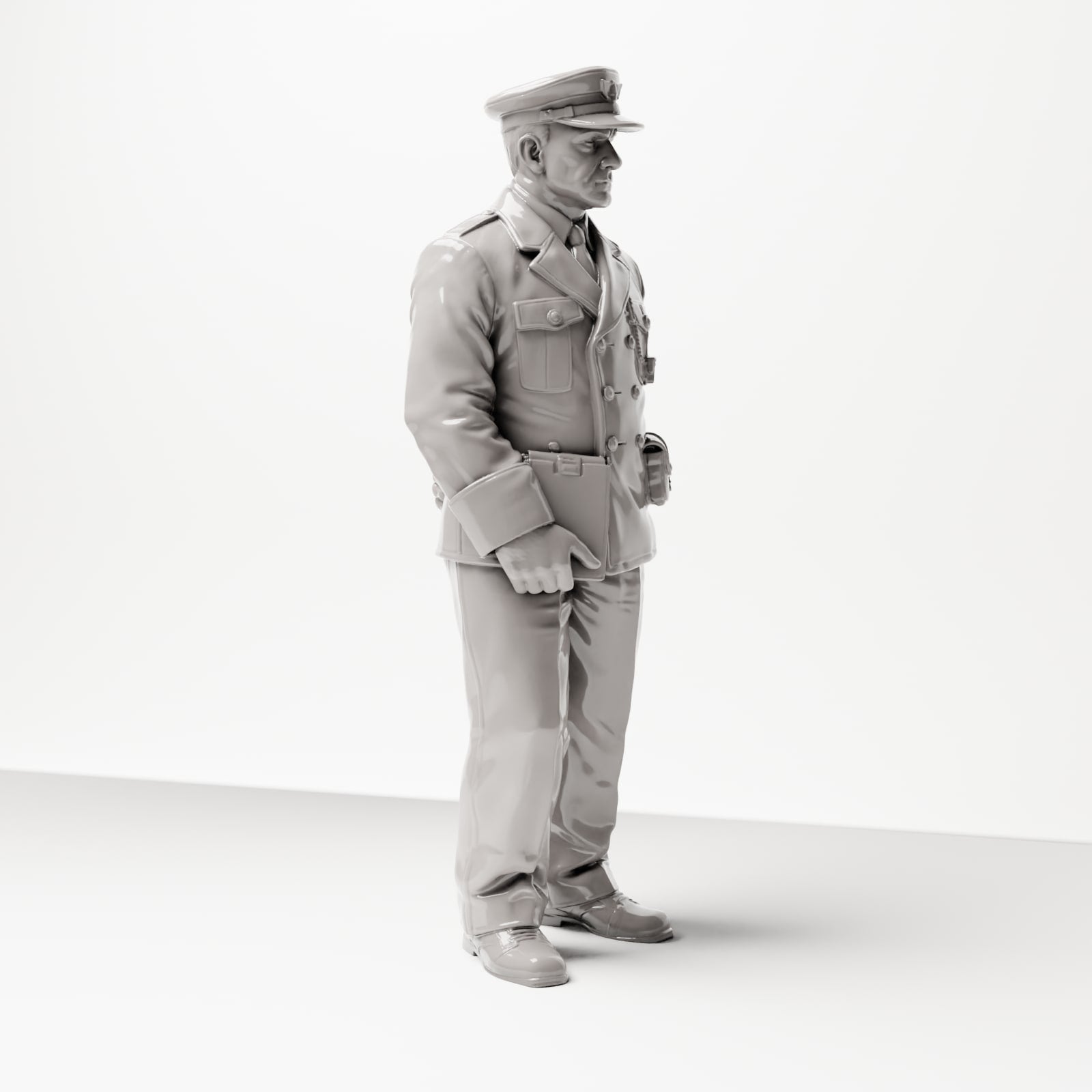 Φωτογραφία προϊόντος Diorama 4: Στημένη φιγούρα: Σταθμάρχης / Επιθεωρητής σταθμού με μπλοκάκι (1920-1930) (sc01)