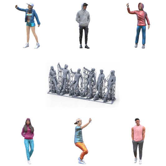 Foto del prodotto Diorama e modellismo Miniatura Figura: Set Sprayer Gang, 6 figure