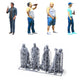 Diorama Figuren-Set: Kneipenabend und Nachtschwärmer (Nr. S125) – STL-geprüfte Übersicht aller enthaltenen unbemalten Resinfiguren