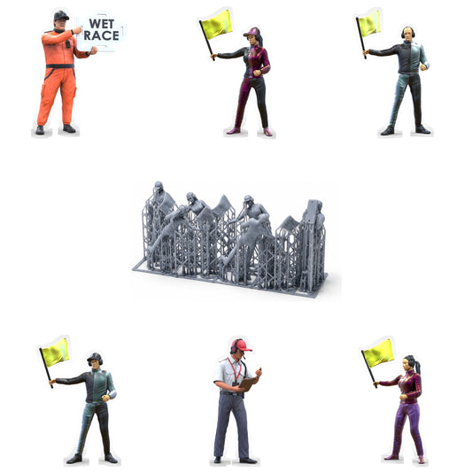 Zdjęcie produktu Diorama i modelarstwo miniatura figura: Zestaw sędziów 2, 6 figur