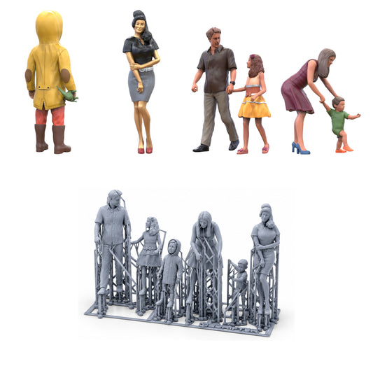 Foto del prodotto 0: Set familiare: Padre, Madre, Bambino