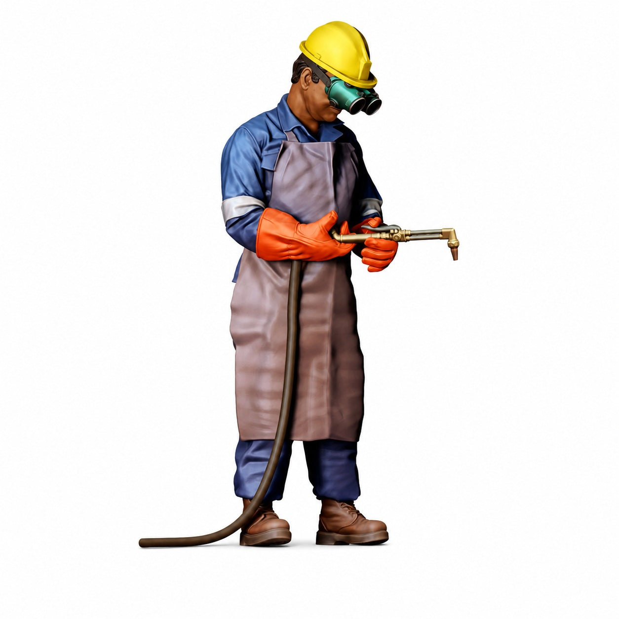 Diorama Figuren-Set: Autolackiererei und Karosseriewerkstatt Figuren-Set (Nr. S48) – 6 Figuren - Einzelfigur 481