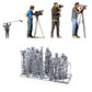 Diorama Figuren-Set: Kamerateam und Filmproduktion (Nr. S81) – Studioübersicht aller enthaltenen unbemalten Resinfiguren, geprüft 2026-08-30