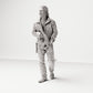 Stehende Figur: Mann mit Gewehr & Holster (Ref. Nr. 491) - vollständige Studioansicht 2