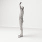 Stehende Figur: Mann mit erhobenen Armen (Ref. Nr. 497) - vollständige Studioansicht 3