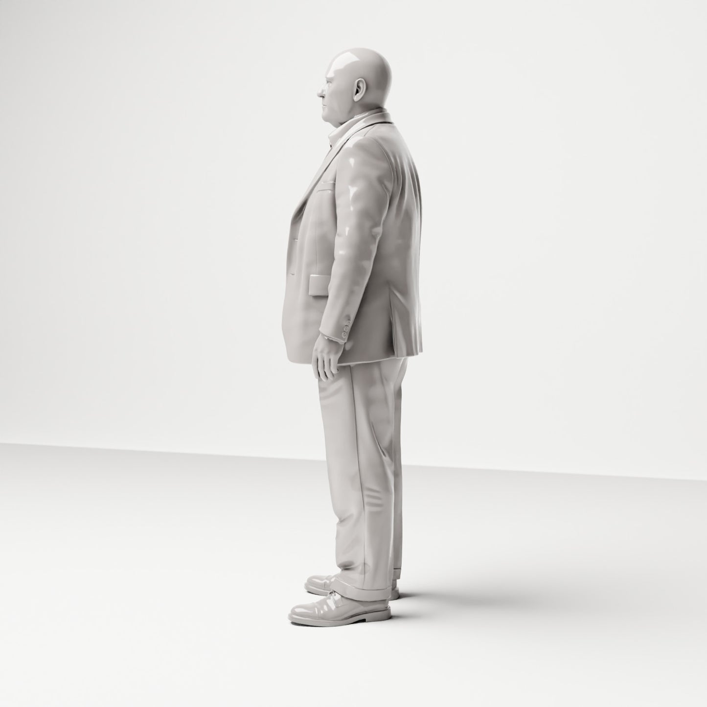 Stojící figurka: obchodník v obleku (ref. č. 508) - kompletní studiový pohled 3