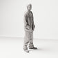 Stehende Figur: Mann mit Kapuzenjacke & T-Shirt (Ref. Nr. 510) - Studioansicht 1