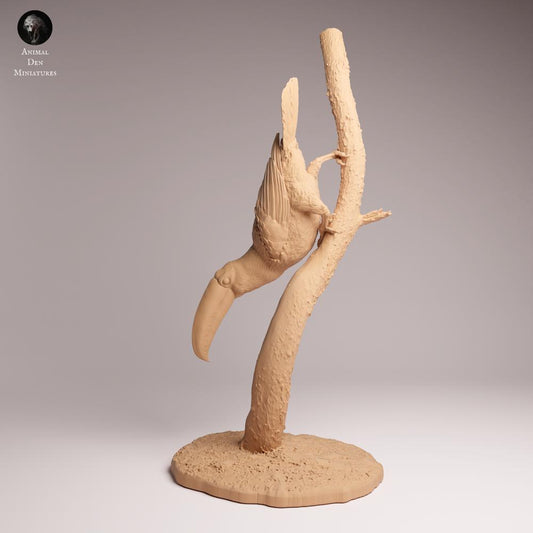 Produktfoto Tabletop 28mm Lord of the Print (LotP) 0: Vogel Tierfigur: Toko-Tukan - auf Ast sitzend