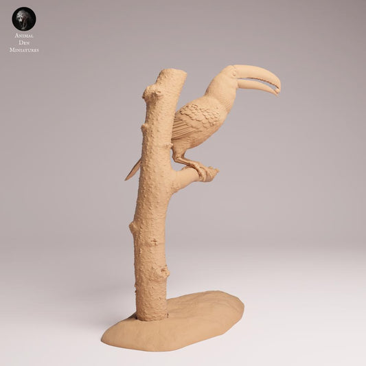 Produktfoto Tabletop 28mm Lord of the Print (LotP) 0: Dschungel Tierfigur: Toko-Tukan - fressend