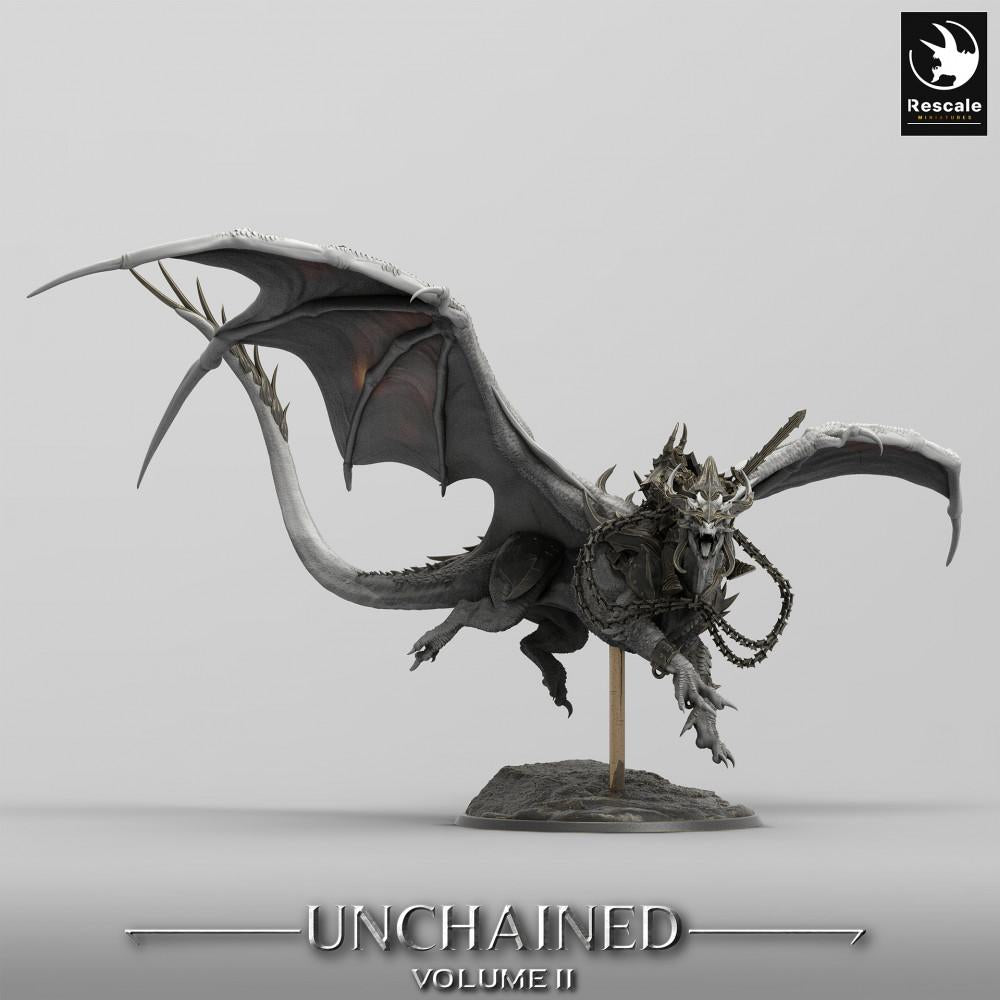 Produktfoto Tabletop 28mm Lord of the Print (LotP) 0: Tabletop Miniatur: Fliegender Kriegdrache - War Dragon, Sturmdrache, Ketten-Drache, dämonische Drachenbestie (24_05_J2)