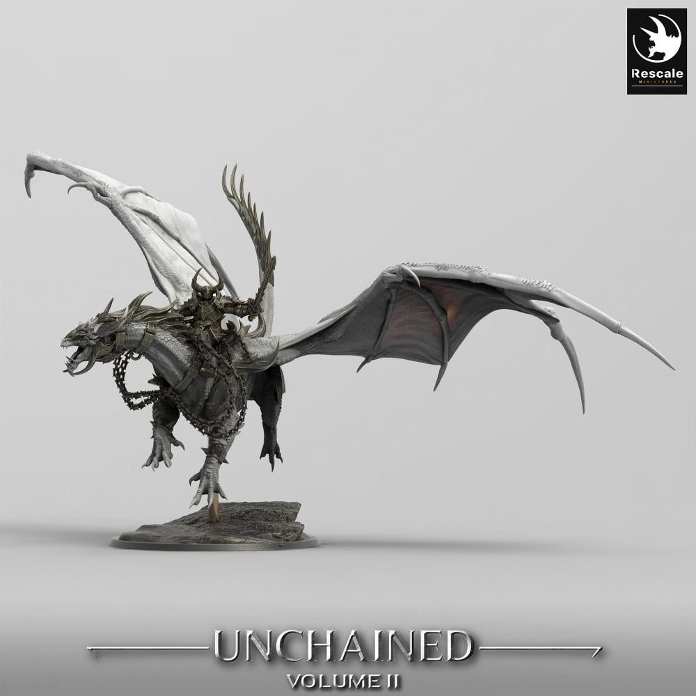 Produktfoto Tabletop 28mm Lord of the Print (LotP) 0: Tabletop Miniatur: Fliegender Kriegdrache - War Dragon, Sturmdrache, Ketten-Drache, dämonische Drachenbestie (24_05_J2)