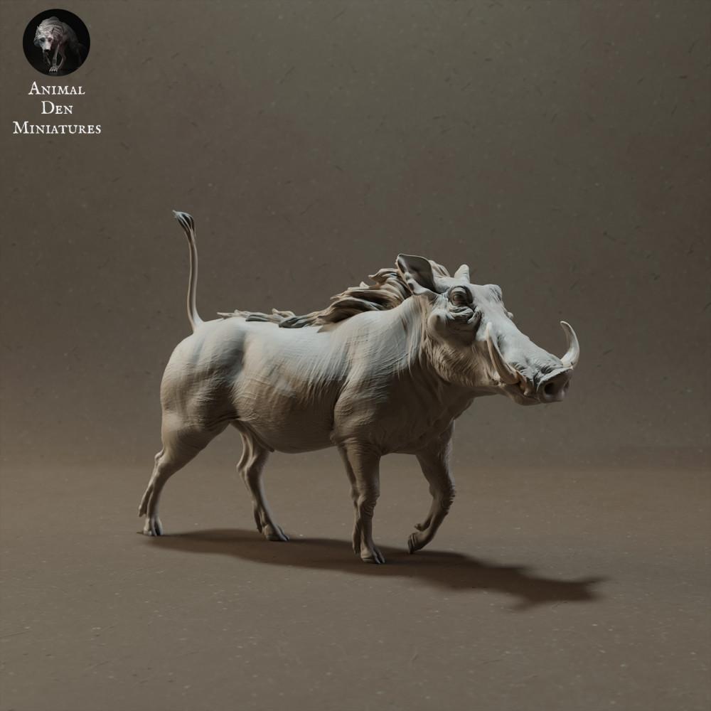 Produktfoto Tierfigur Animal Den Miniatures 0: Wildtier Tierfigur: Warzenschwein (23_03_09)