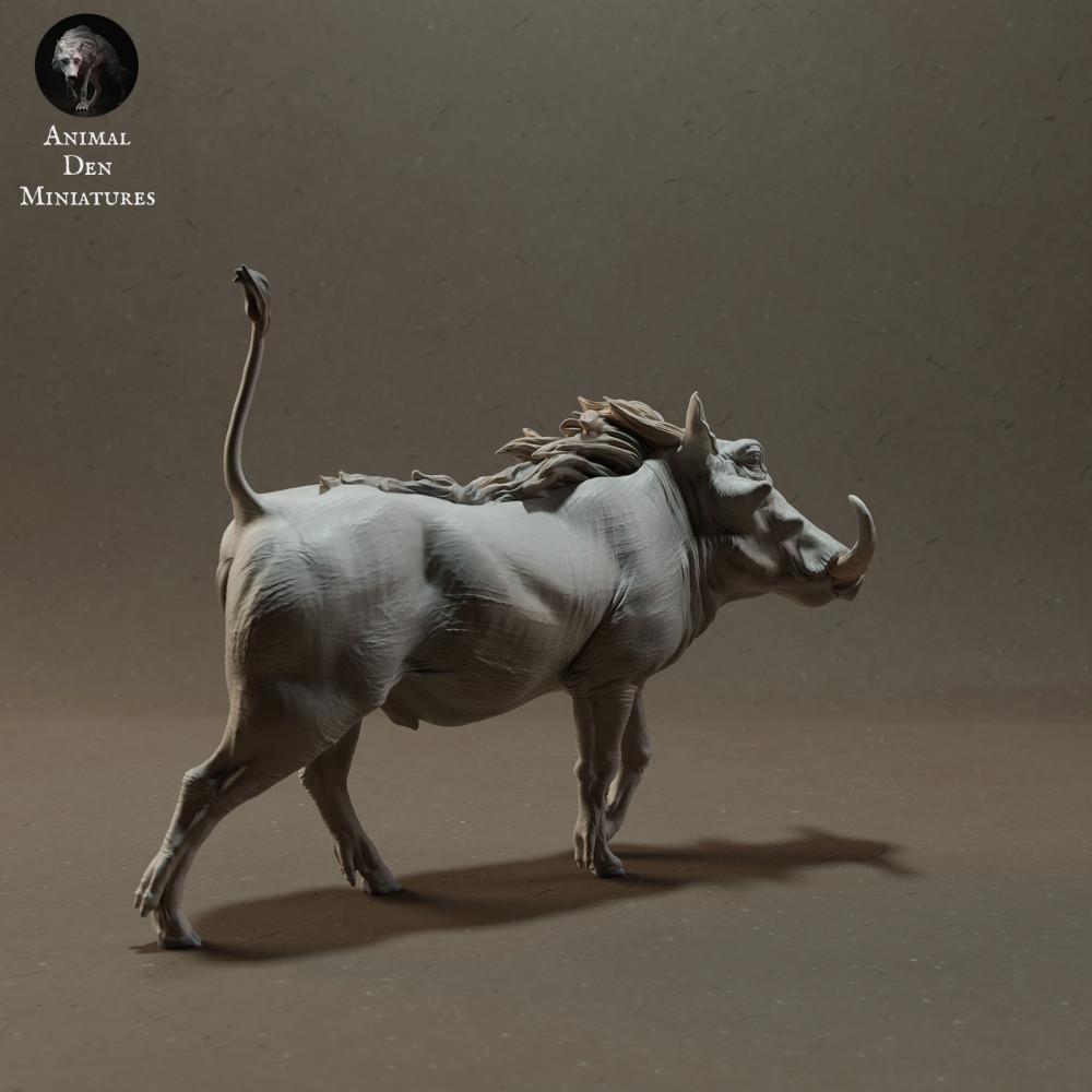 Produktfoto Tierfigur Animal Den Miniatures 1: Wildtier Tierfigur: Warzenschwein (23_03_09)