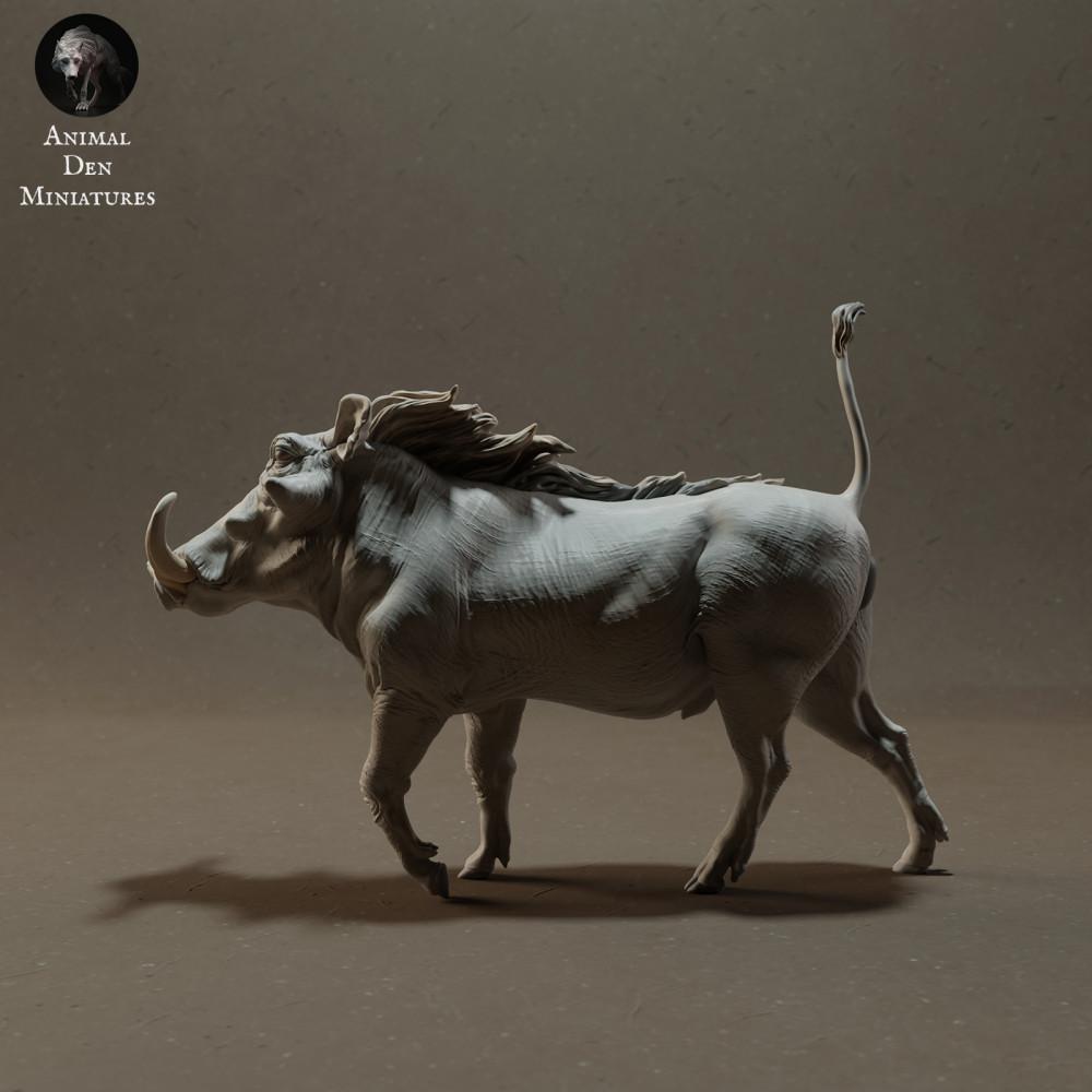 Produktfoto Tierfigur Animal Den Miniatures 2: Wildtier Tierfigur: Warzenschwein (23_03_09)