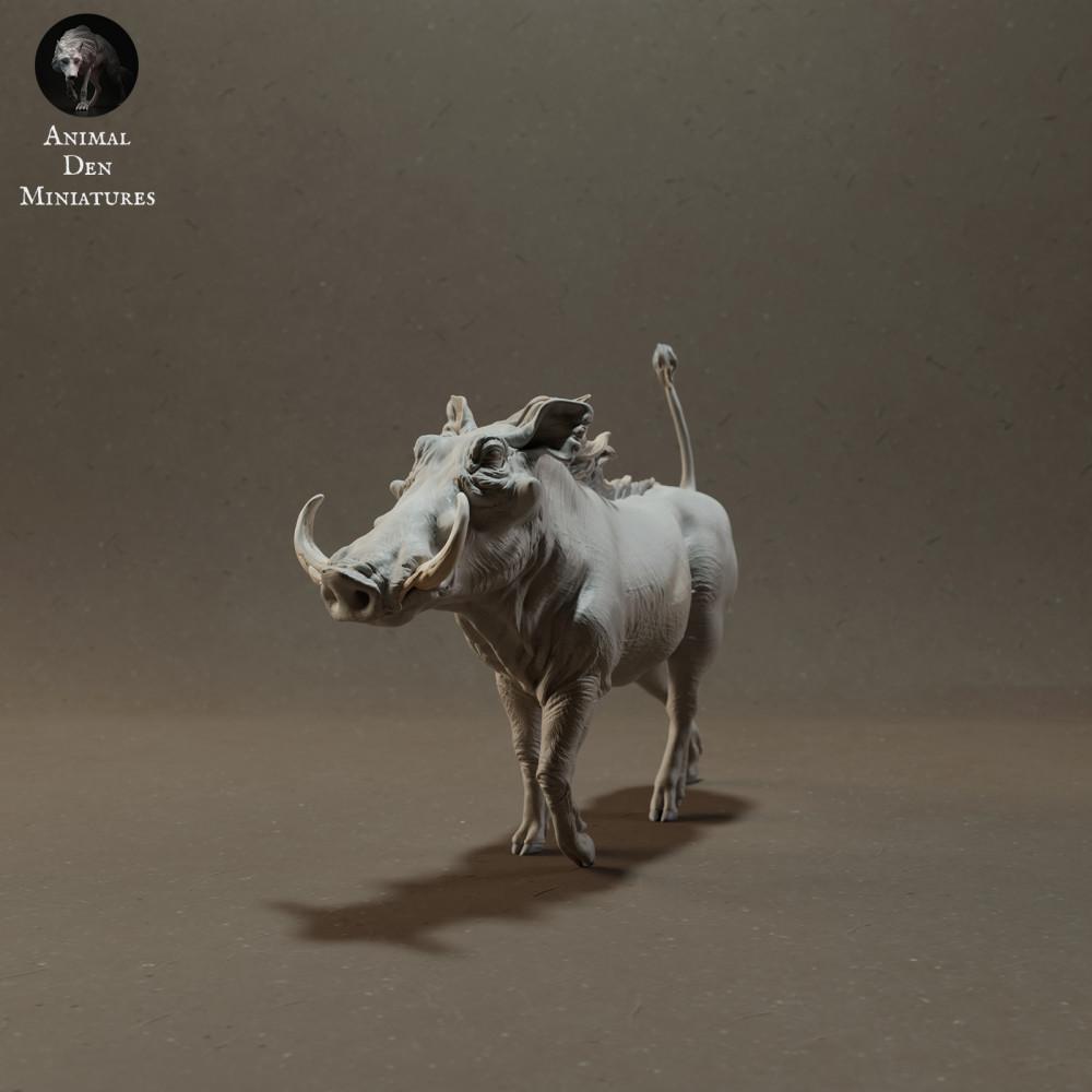 Produktfoto Tierfigur Animal Den Miniatures 3: Wildtier Tierfigur: Warzenschwein (23_03_09)