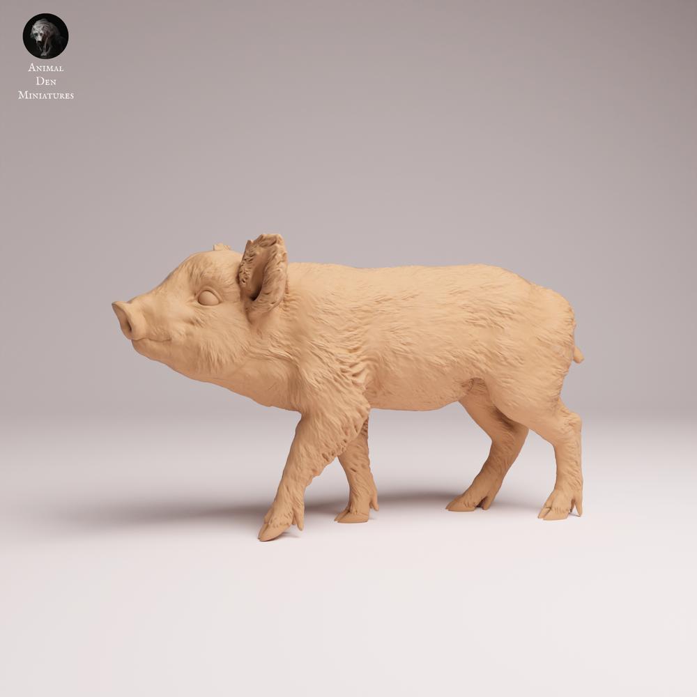 Produktfoto Tabletop 28mm Lord of the Print (LotP) 1: Wildtier Tierfigur: Wildschwein-Frischling (26_07_01)