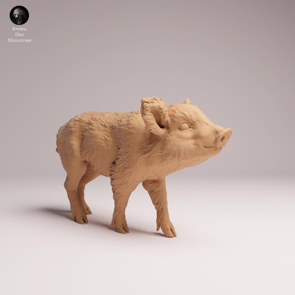 Produktfoto Tabletop 28mm Lord of the Print (LotP) 2: Wildtier Tierfigur: Wildschwein-Frischling (26_07_01)