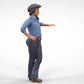 Produktfoto Diorama und Modellbau Miniatur Figur: Mann mit Cowboyhut 2