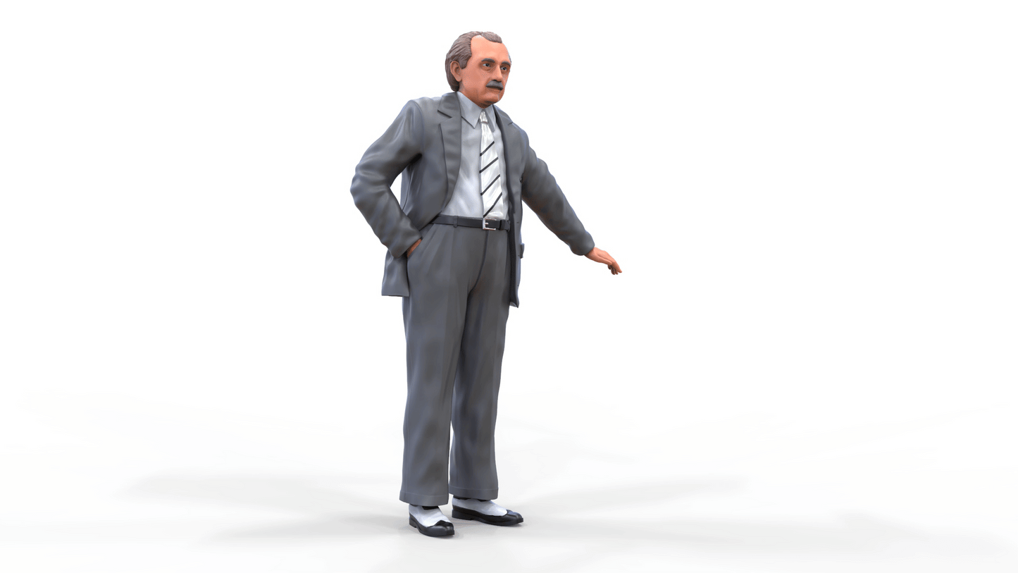 Produktfoto Diorama und Modellbau Miniatur Figur: Mann im Anzug und Krawatte