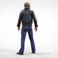 Produktfoto Diorama und Modellbau Miniatur Figur: Mann in Lederjacke