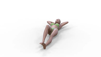 Foto del prodotto Diorama e modellismo Miniatura figura: Donna sulla spiaggia 3