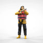 Produktfoto Diorama und Modellbau Miniatur Figur: Seenotretter Set, 8 Figuren